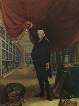 Charles Willson Peale : The Artist in his Museum, 1822, Pennsylvania Academy of the Fine Arts